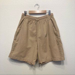 Vintage Tan High waisted cotton shorts